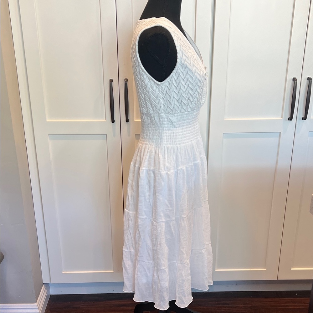 J Gee J. Gee White Sleeveless White Midi Size PL - Picture 6 of 10
